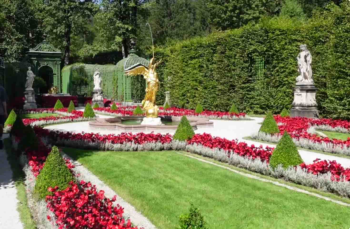 Beeldenpark bij Schloss Linderhof