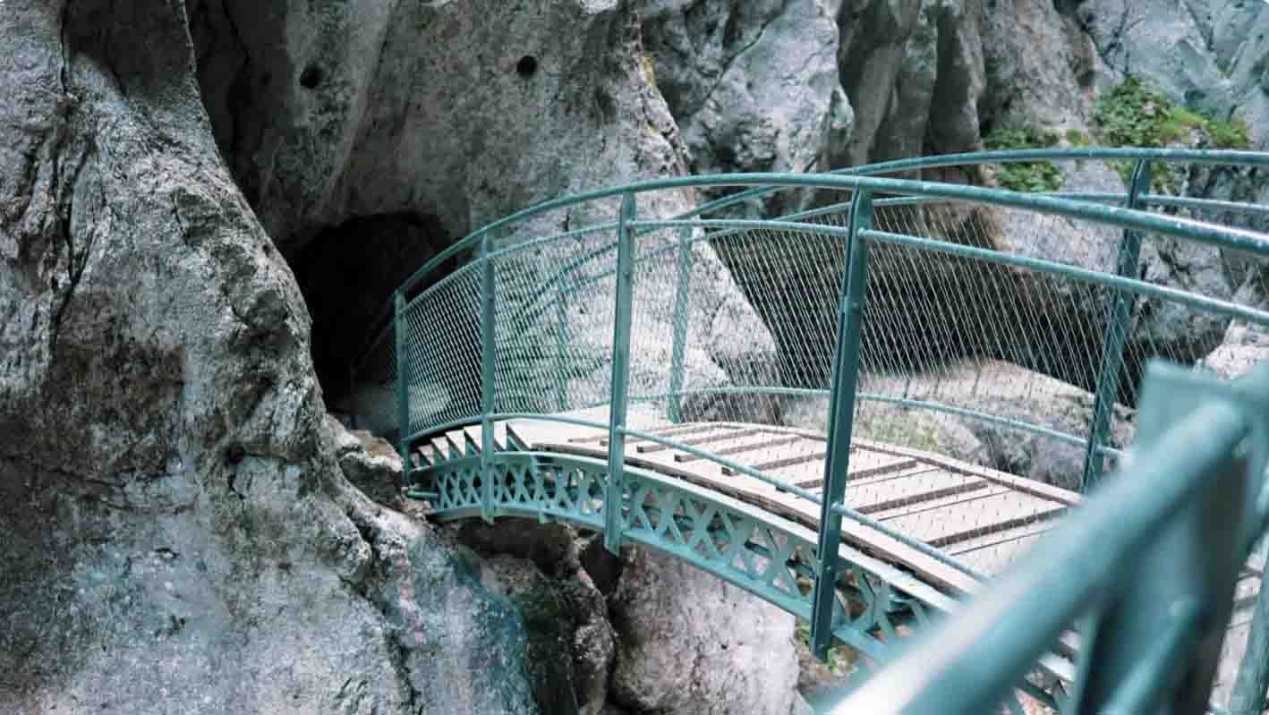 Höllentalklamm snelstromend water