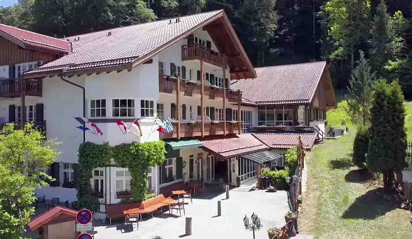 Hotel in Grainau met uitzicht op de Zugspitze