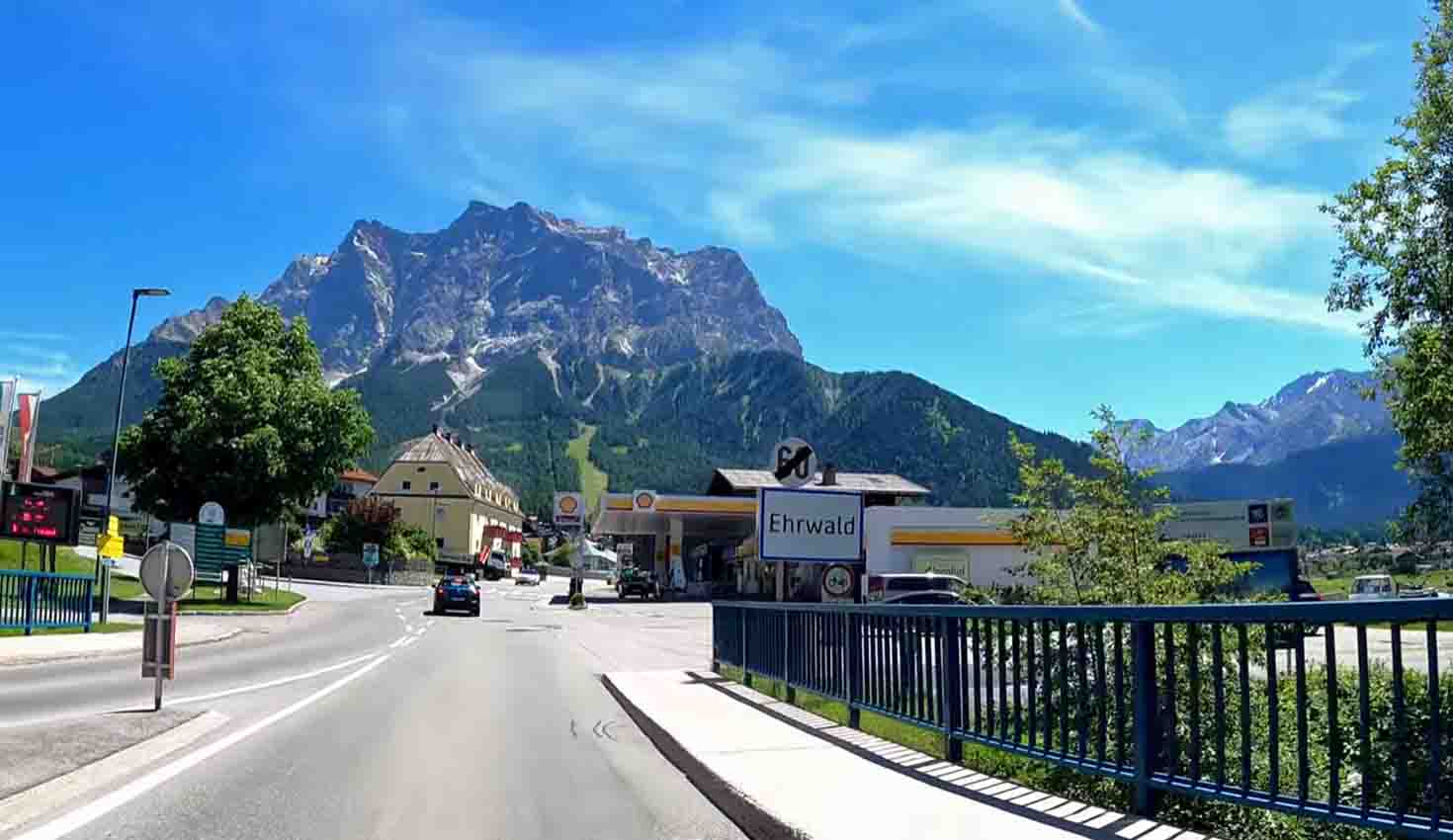 Ehrwald met uitzicht op de Zugspitze