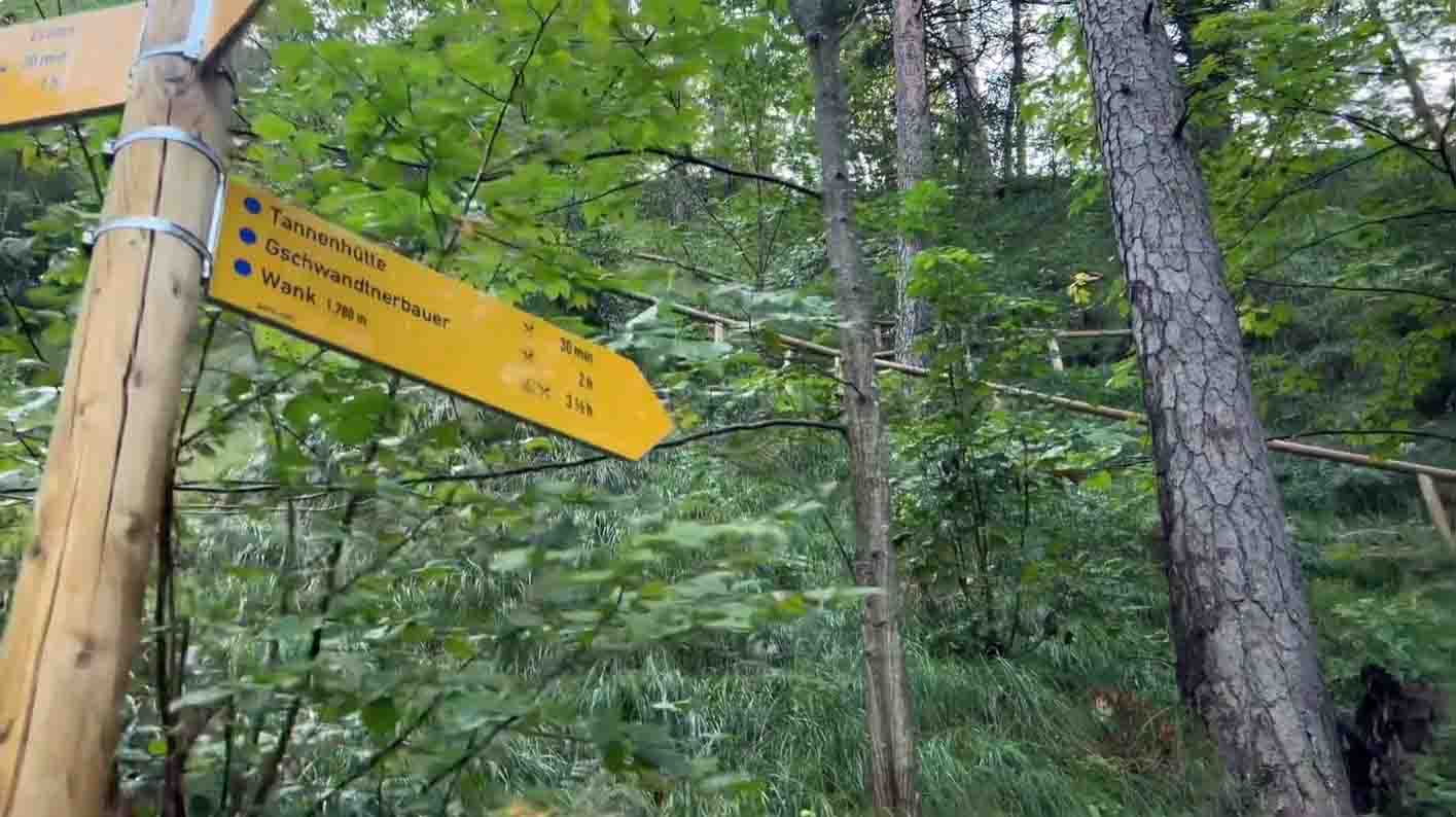 Wandeling naar de Wank